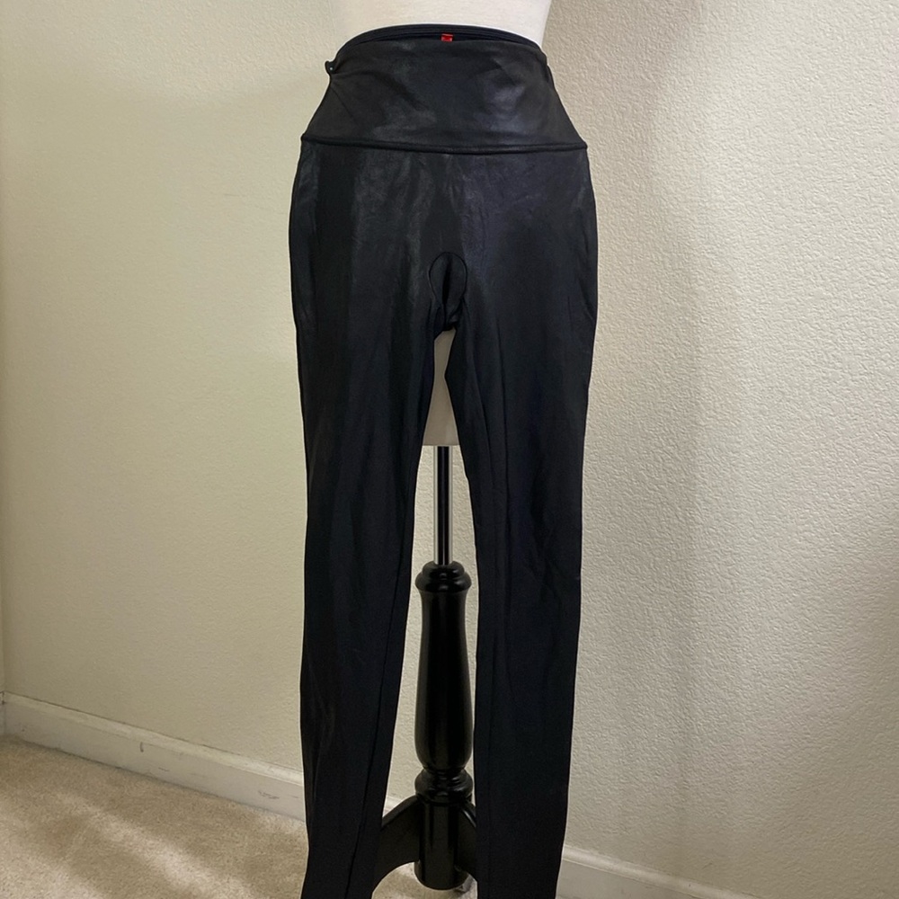 Shiny SPANX leggings